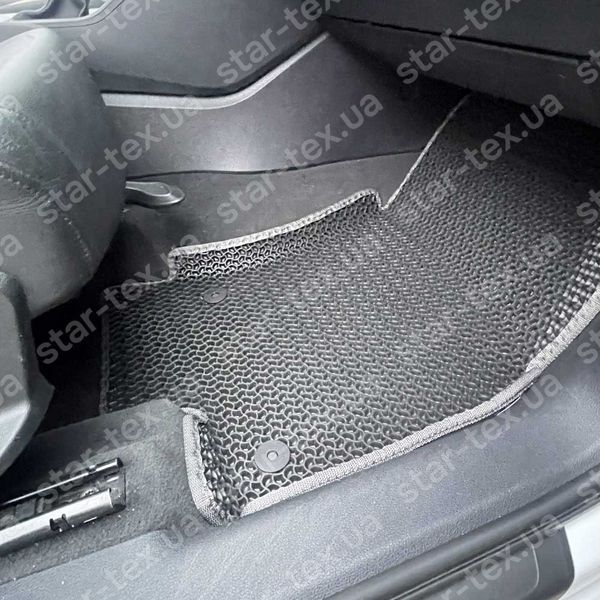 Комплект ковриков EVA/Ромб в салон на Audi Q3 (F3) II (2019 - 2025) спортбэк Черный/Черный 17659-01-21-41 фото 10