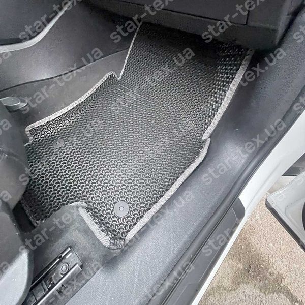 Комплект ковриков EVA/Ромб в салон на Audi Q3 (F3) II (2019 - 2025) спортбэк Черный/Черный 17659-01-21-41 фото 9