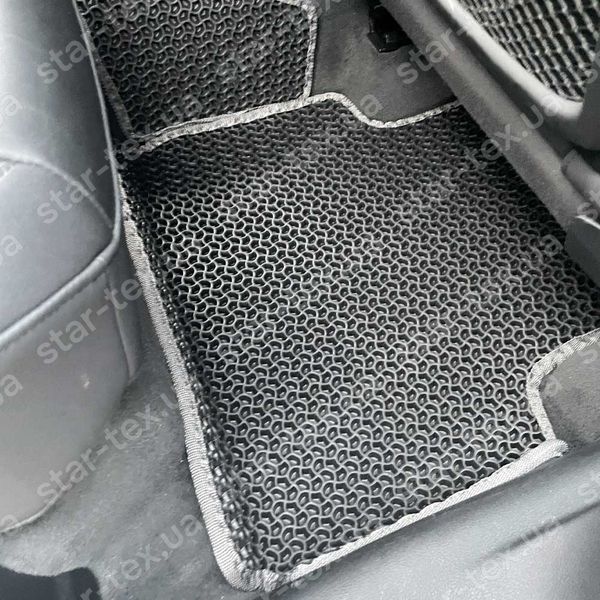 Комплект ковриков EVA/Ромб в салон на Audi Q3 (F3) II (2019 - 2025) спортбэк Черный/Черный 17659-01-21-41 фото 11