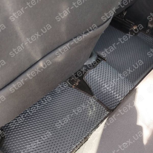 Комплект килимків EVA/Ромб до салону на Ford Fiesta MK5 (2002 - 2008) Чорний/Чорний 10679-01-21-41 зображення 18