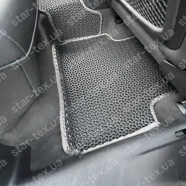 Комплект ковриков EVA/Ромб в салон на Audi Q3 (F3) II (2019 - 2025) спортбэк Черный/Черный 17659-01-21-41 фото 14