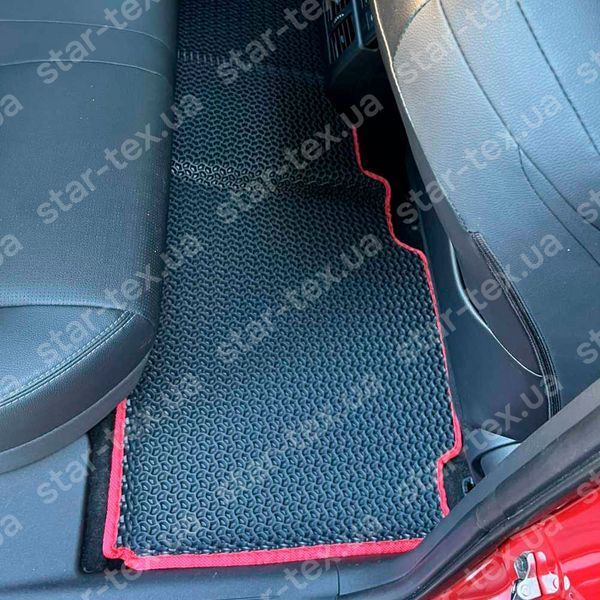Комплект ковриков в салон на Subaru Solterra (2022 - ) EVA/Ромб Черный/Черный 15663-01-21-41 фото 18