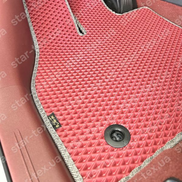 Комплект ковриков в салон на Subaru Solterra (2022 - ) EVA/Ромб Черный/Черный 15663-01-21-41 фото 3