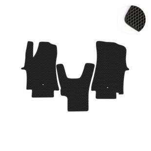 Комплект ковриков на 1-й ряд на Hyundai H-1 II (2007 - ) 1+1 EVA/Ромб Черный/Черный 15917-01-21-41 фото 1