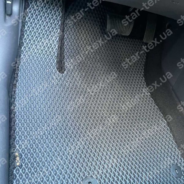 Комплект ковриков в салон на Hyundai Ioniq EV (2016 - 2019) USA/South Korea EVA/Ромб Черный/Черный 16287-01-21-41 фото 2