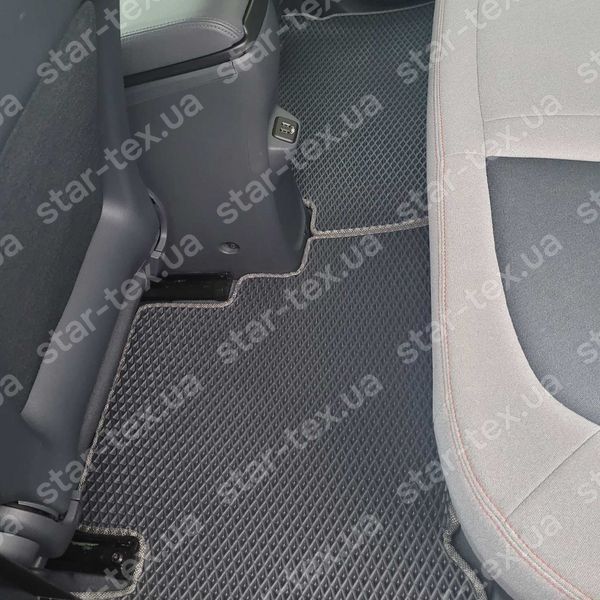Комплект ковриков в салон на Opel Ampera-E (2016 - ) EVA/Ромб Черный/Черный 13892-01-21-41 фото 3