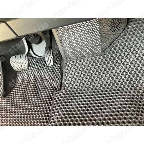 Комплект ковриков в салон на Nissan Ariya (2022 - ) EVA/Ромб Черный/Черный 13870-01-21-41 фото 3