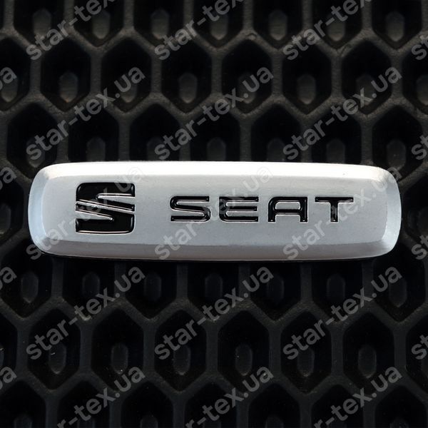 Металлический логотип для автомобильных ковриков Seat 17193-04-43-00 фото 2