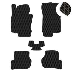 Комплект килимків до салону на Volkswagen Golf (MK6) (2008 - 2013) EVA/Ромб Чорний/Чорний 13057-01-21-41 зображення 1