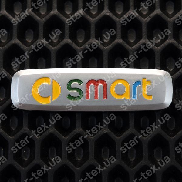 Металлический логотип для автомобильных ковриков Smart 17193-04-45-00 фото 2