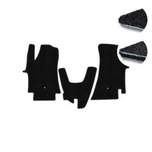 Комплект ковриков на 1-й ряд на Hyundai H-1 II (2007 - ) 1+2 текстиль/Ciak Черный/Черный 15918-62-05-07 фото 1