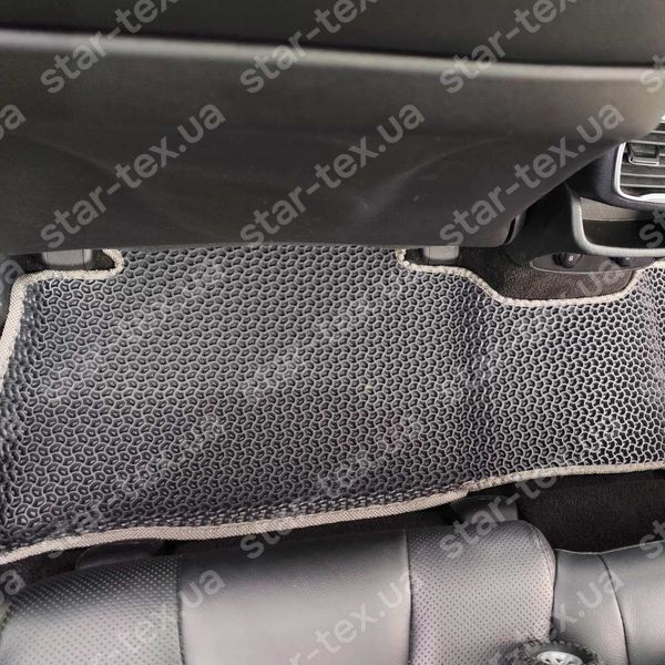 Комплект килимків EVA/Ромб до салону на Hyundai Santa Fe IV (TM) (2018 - 2020) USA/South Korea Чорний/Чорний 15050-01-21-41 зображення 14