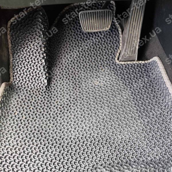 Комплект килимків EVA/Ромб до салону на Hyundai Santa Fe IV (TM) (2018 - 2020) USA/South Korea Чорний/Чорний 15050-01-21-41 зображення 2