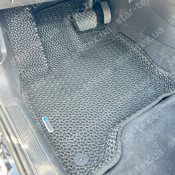 Комплект ковриков в салон на Volkswagen E-Golf EV (2014 - ) EVA/Ромб Черный/Черный 13044-01-21-41 фото 12