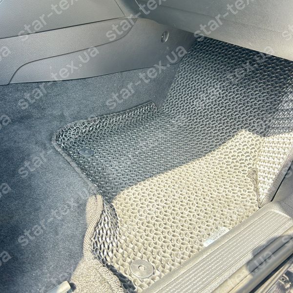 Комплект ковриков в салон на Volkswagen E-Golf EV (2014 - ) EVA/Ромб Черный/Черный 13044-01-21-41 фото 21