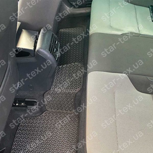 Комплект ковриков в салон на Volkswagen E-Golf EV (2014 - ) EVA/Ромб Черный/Черный 13044-01-21-41 фото 4
