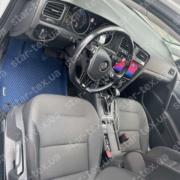 Комплект ковриков в салон на Volkswagen E-Golf EV (2014 - ) EVA/Ромб Черный/Черный 13044-01-21-41 фото 6