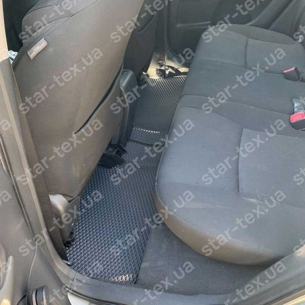 Комплект килимків EVA/Ромб до салону на Toyota Auris I (E150) (2006 - 2012) Чорний/Чорний 12737-01-21-41 зображення 5