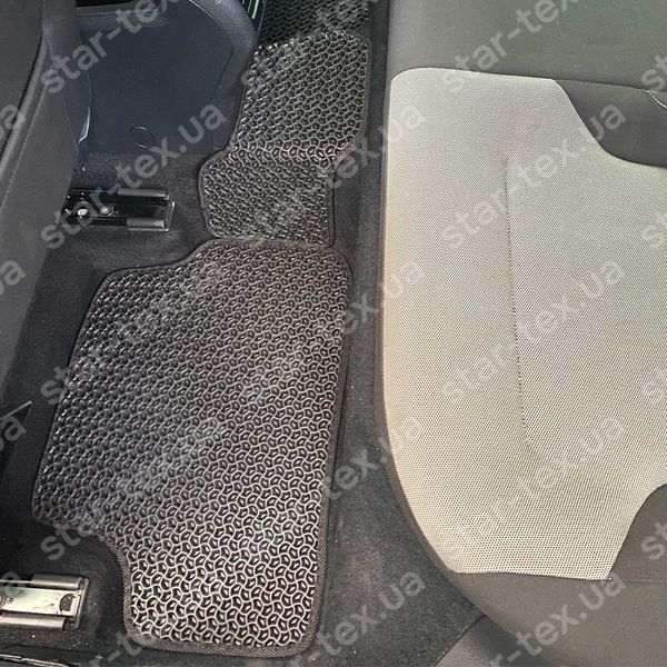 Комплект ковриков в салон на Volkswagen E-Golf EV (2014 - ) EVA/Ромб Черный/Черный 13044-01-21-41 фото 5