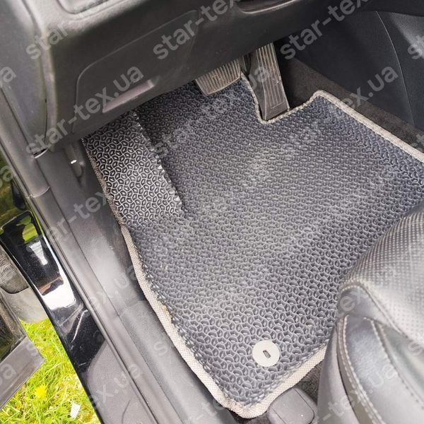 Комплект килимків EVA/Ромб до салону на Hyundai Santa Fe IV (TM) (2018 - 2020) USA/South Korea Чорний/Чорний 15050-01-21-41 зображення 3