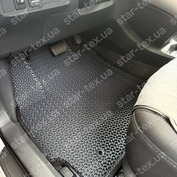 Комплект килимків EVA/Ромб до салону на Toyota Auris I (E150) (2006 - 2012) Чорний/Чорний 12737-01-21-41 зображення 6