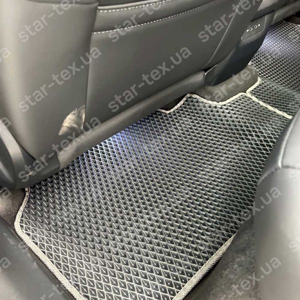 Комплект ковриков в салон на Volkswagen ID-5 (2021 - ) EVA/Ромб Черный/Черный 15666-01-21-41 фото 3