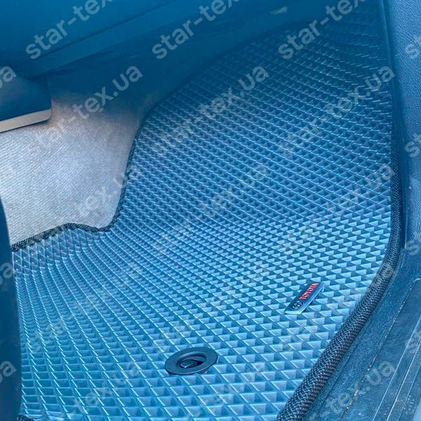 Комплект ковриков EVA/Ромб в салон на Toyota Land Cruiser 200 (2007 - 2015) Черный/Черный 12899-01-21-41 фото 24
