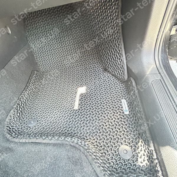 Комплект ковриков в салон на Volkswagen E-Golf EV (2014 - ) EVA/Ромб Черный/Черный 13044-01-21-41 фото 16