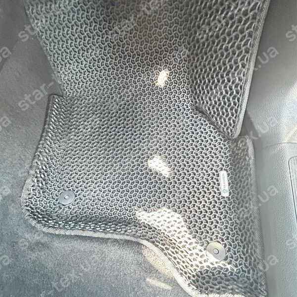 Комплект ковриков в салон на Volkswagen E-Golf EV (2014 - ) EVA/Ромб Черный/Черный 13044-01-21-41 фото 19