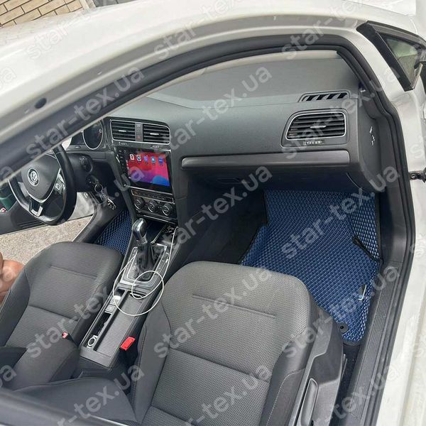 Комплект ковриков в салон на Volkswagen E-Golf EV (2014 - ) EVA/Ромб Черный/Черный 13044-01-21-41 фото 7