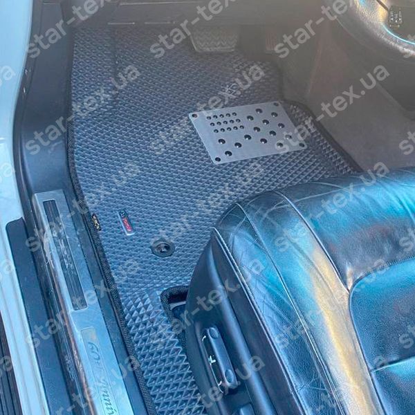 Комплект ковриков EVA/Ромб в салон на Toyota Land Cruiser 200 (2007 - 2015) Черный/Черный 12899-01-21-41 фото 16