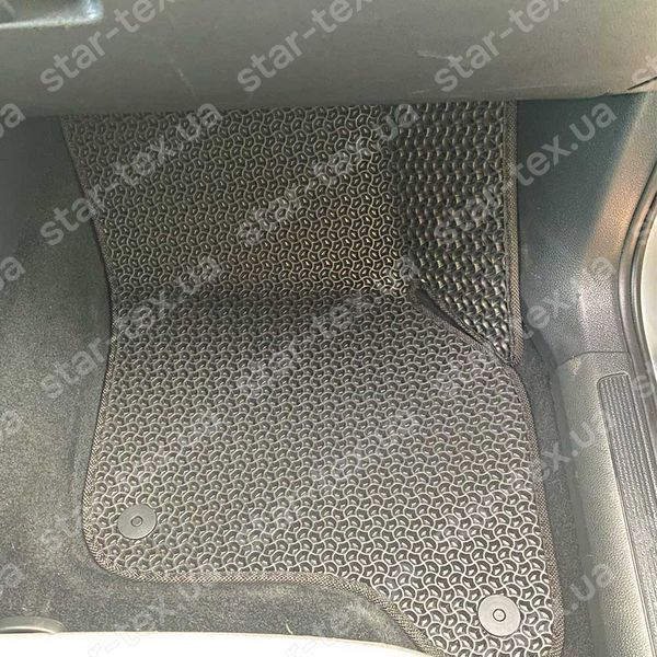 Комплект ковриков в салон на Volkswagen E-Golf EV (2014 - ) EVA/Ромб Черный/Черный 13044-01-21-41 фото 3