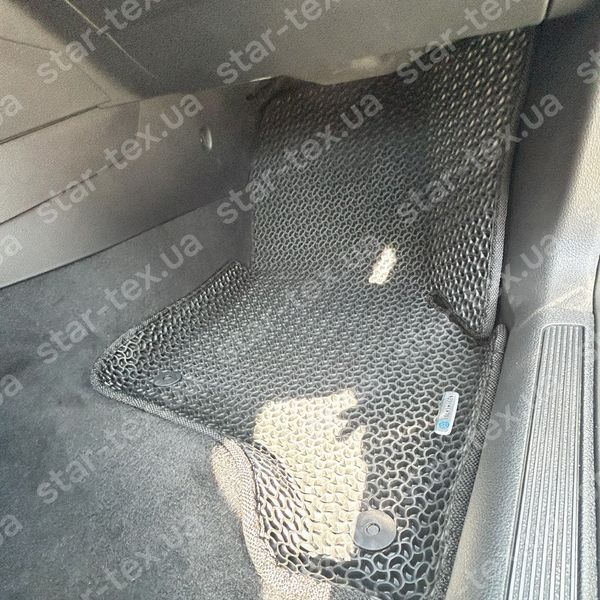 Комплект ковриков в салон на Volkswagen E-Golf EV (2014 - ) EVA/Ромб Черный/Черный 13044-01-21-41 фото 18