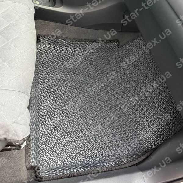 Комплект килимків EVA/Ромб до салону на Toyota Auris I (E150) (2006 - 2012) Чорний/Чорний 12737-01-21-41 зображення 9
