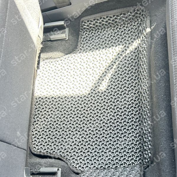 Комплект ковриков в салон на Volkswagen E-Golf EV (2014 - ) EVA/Ромб Черный/Черный 13044-01-21-41 фото 27