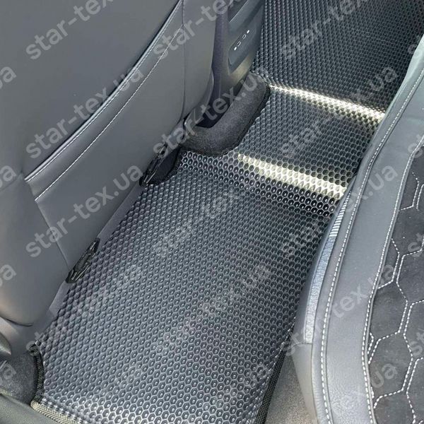 Комплект ковриков в салон на Volkswagen ID-5 (2021 - ) EVA/Ромб Черный/Черный 15666-01-21-41 фото 16
