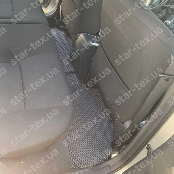 Комплект килимків EVA/Ромб до салону на Toyota Auris I (E150) (2006 - 2012) Чорний/Чорний 12737-01-21-41 зображення 4