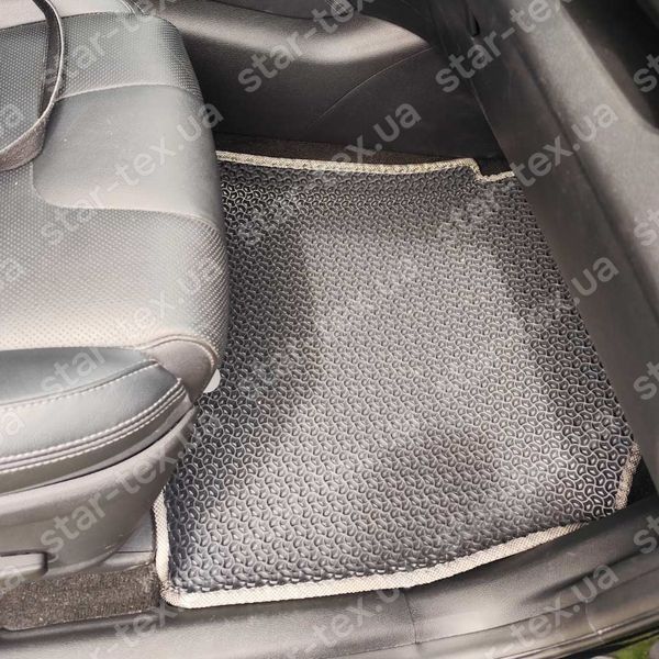 Комплект килимків EVA/Ромб до салону на Hyundai Santa Fe IV (TM) (2018 - 2020) USA/South Korea Чорний/Чорний 15050-01-21-41 зображення 6