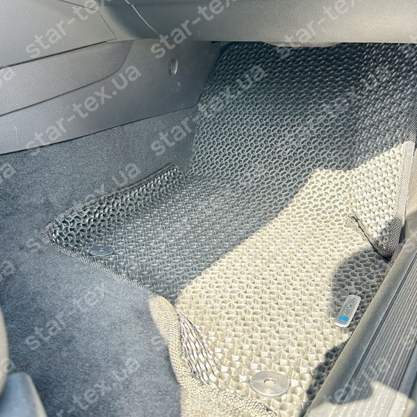 Комплект ковриков в салон на Volkswagen E-Golf EV (2014 - ) EVA/Ромб Черный/Черный 13044-01-21-41 фото 22