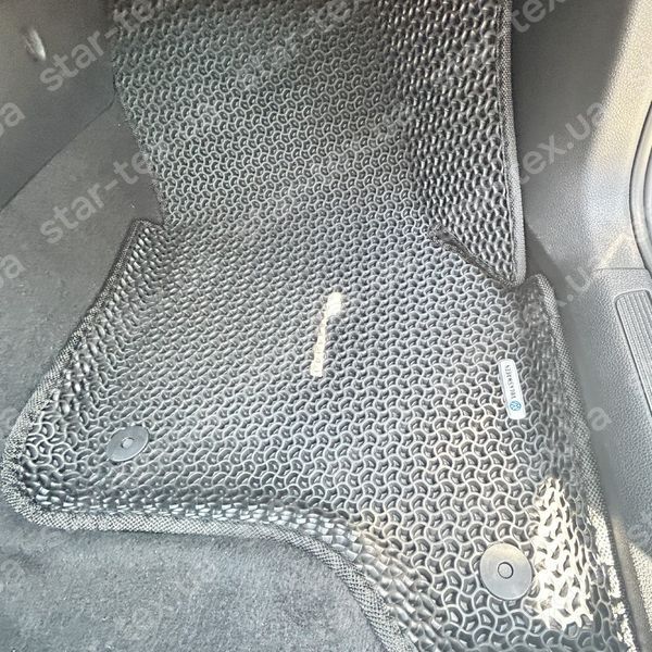 Комплект ковриков в салон на Volkswagen E-Golf EV (2014 - ) EVA/Ромб Черный/Черный 13044-01-21-41 фото 15