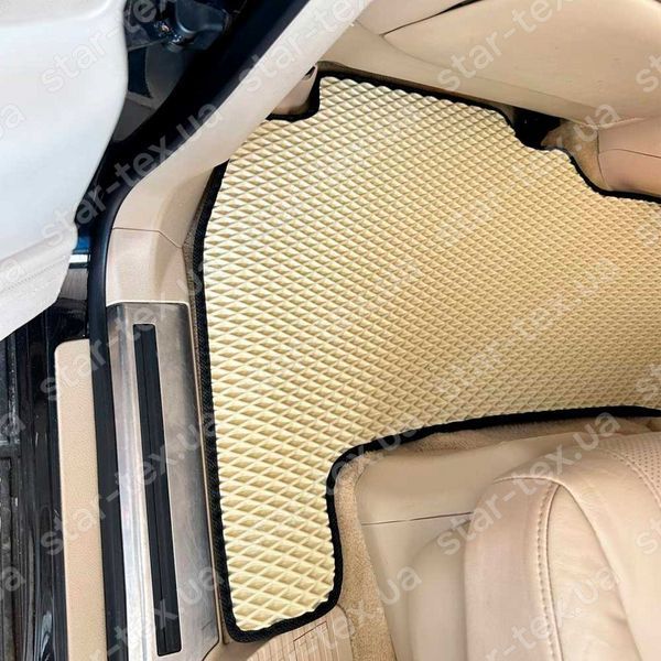 Комплект ковриков EVA/Ромб в салон на Toyota Land Cruiser 200 (2007 - 2015) Черный/Черный 12899-01-21-41 фото 5