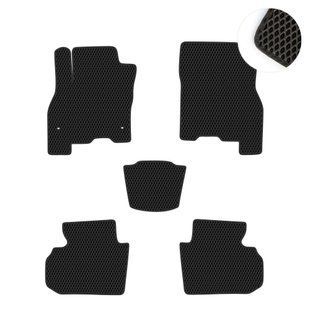 Комплект ковриков в салон на Nissan Leaf I (ZE0) (2010 - 2013) EVA/Ромб Черный/Черный 13876-01-21-41 фото 1