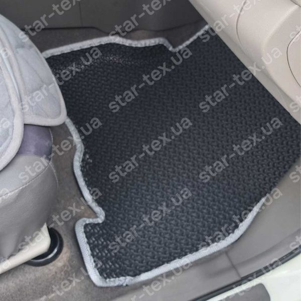 Комплект ковриков в салон на Nissan Leaf I (ZE0) (2010 - 2013) EVA/Ромб Черный/Черный 13876-01-21-41 фото 13