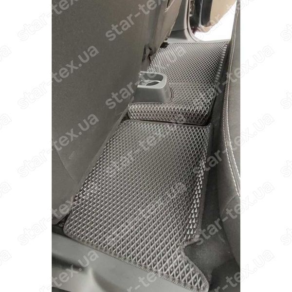 Комплект ковриков в салон на Renault Zoe EV (2012 - 2019) EVA/Ромб Черный/Черный 13962-01-21-41 фото 4
