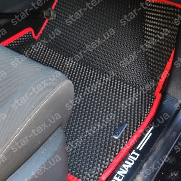 Комплект килимків до салону на Renault Megane III (2009 - 2015) універсал комплектація Bose EVA/Ромб Чорний/Чорний 15278-01-21-41 зображення 8