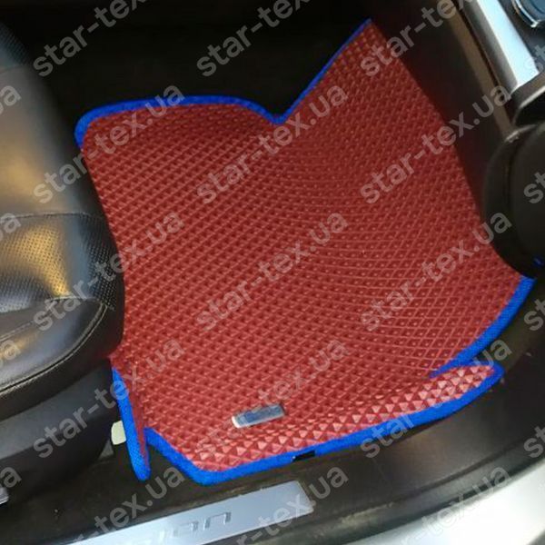 Комплект килимків до салону на Ford Fusion (2016 - 2020) EVA/Ромб Чорний/Чорний 13522-01-21-41 зображення 14