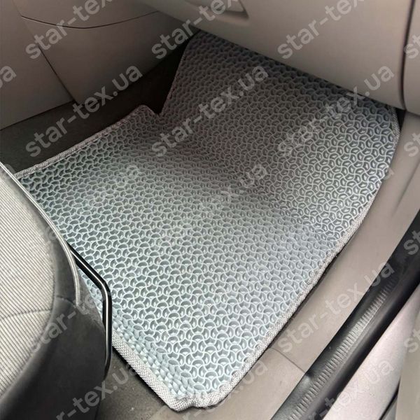 Комплект ковриков EVA/Ромб в салон на Renault Zoe EV (2012 - 2019) Черный/Черный 13962-01-21-41 фото 10