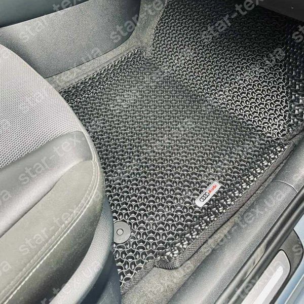Комплект килимків EVA/Ромб до салону на Audi A1 (2010 - 2018) Чорний/Чорний 10055-01-21-41 зображення 3