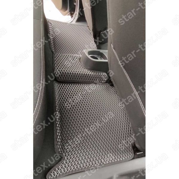 Комплект ковриков в салон на Renault Zoe EV (2012 - 2019) EVA/Ромб Черный/Черный 13962-01-21-41 фото 5