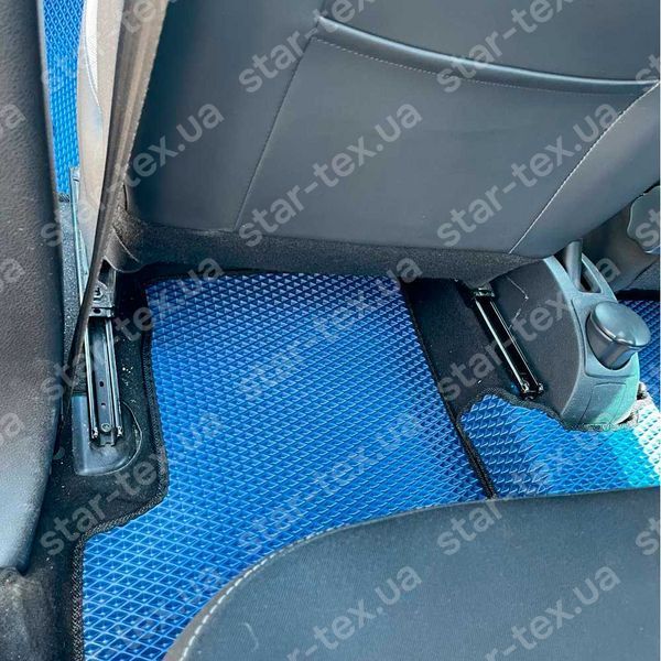 Комплект ковриков в салон на Dacia Sandero Stepway II (2012 - 2020) EVA/Ромб Черный/Черный 16267-01-21-41 фото 5